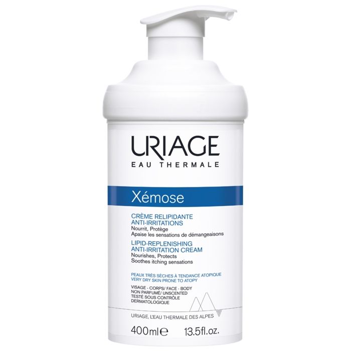 Crème liporestitutiva - Uriage - Xémose - 400ml - Hypoallergénique - Peaux sensibles