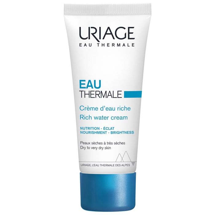 Crème d'Eau Riche - URIAGE - 40ml - Hydratation intense - Barrière cutanée renforcée - Peau douce