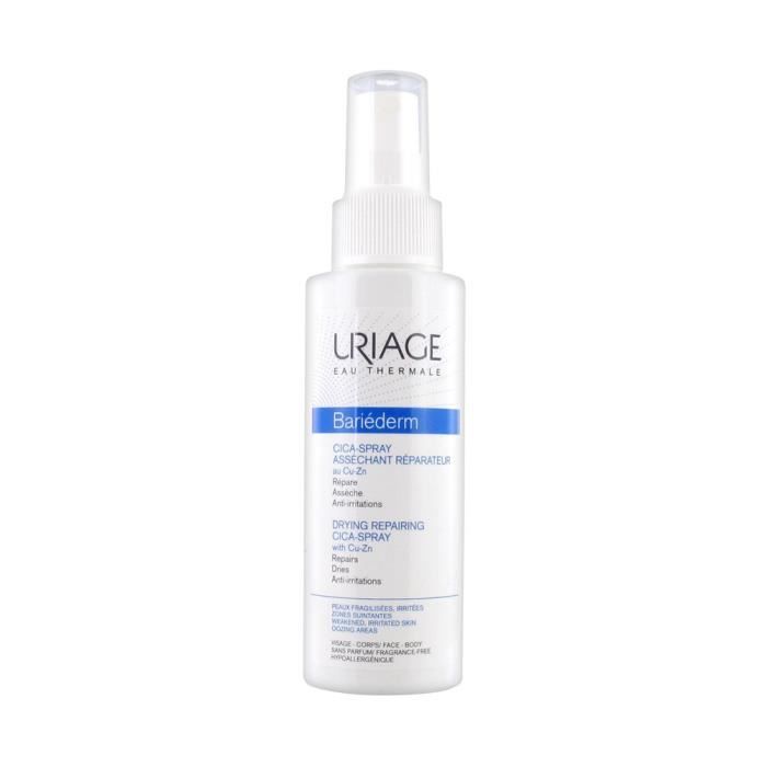 Soin réparateur - Uriage - Bariéderm Cica-Spray - 100ml - Hypoallergénique - Anti-irritations