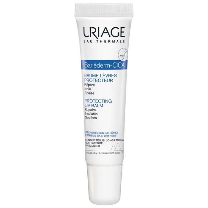 Baume à lèvres - URIAGE - Bariéderm Cica-Lèvres - 15ml - Hypoallergénique - Résistant à l'eau