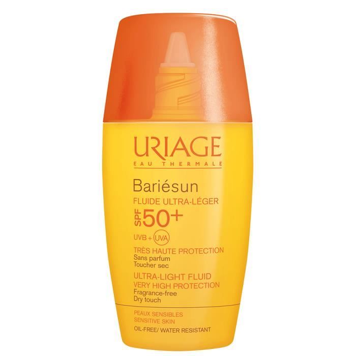 URIAGE BARIESUN FLUIDE ULTRA-LEGER SPF50+ PEAUX SENSIBLES 30ML
