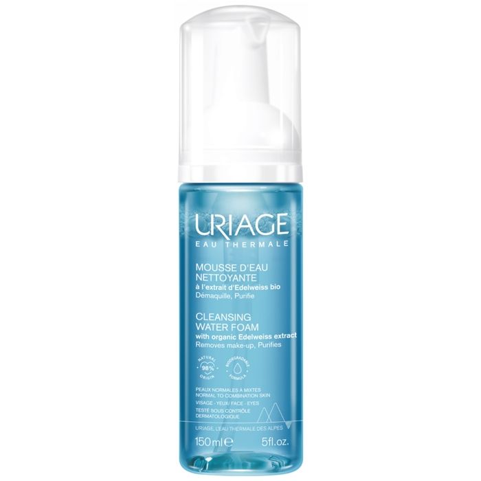 Uriage Mousse d'Eau Nettoyante Démaquillante 150 ml