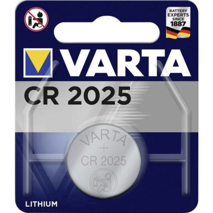 Pile bouton lithium 3V CR2025 - VARTA - 6025101401