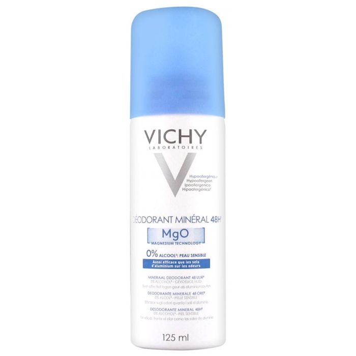 Déodorant - Vichy - Minéral 48h - Spray 125ml - Hypoallergénique - Mixte