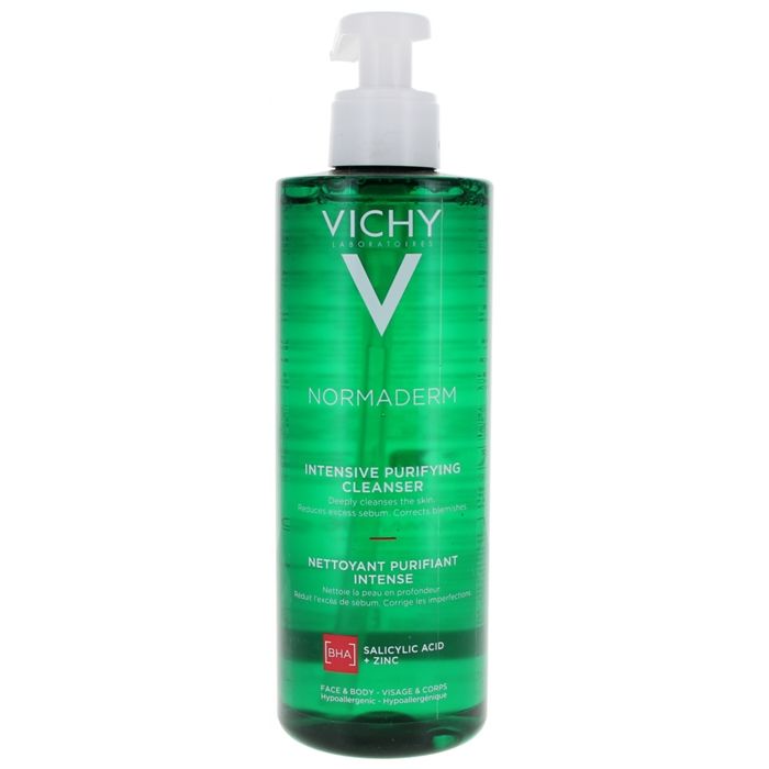 Gel Nettoyant Visage - Vichy - Normaderm Phytosolution - 400ml - Hypoallergénique - Peaux Sensibles