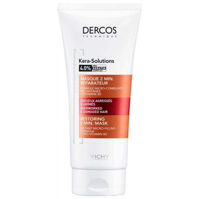 Vichy Dercos Masque 2min Réparateur Kera-Solutions 200ml
