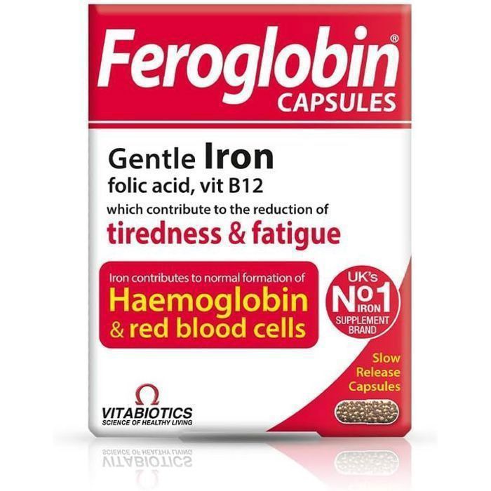 Vitabiotics Feroglobin Vitamin and Mineral 30 Capsules