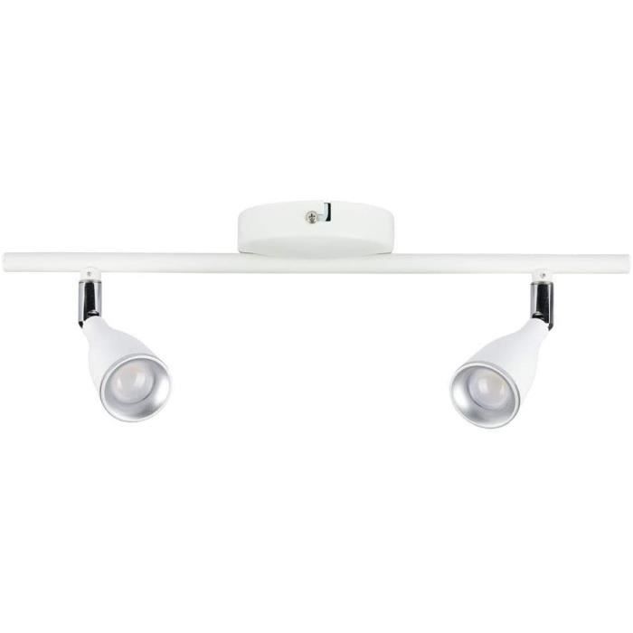 V-TAC plafonnier VT-810 led 40 cm 9W 3000K 720lm acier blanc