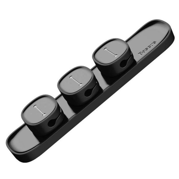 Organisateur de câbles adhésif pour bureau, voiture et mur